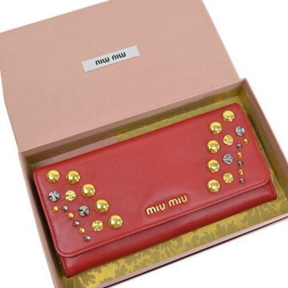 Prada Wallet triangle Black brown Tri - Picture 1 of 3